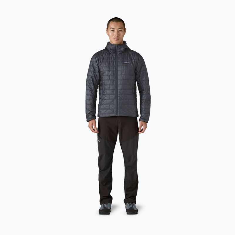 Pánska páperová bunda Patagonia Nano Puff Hoody smolder blue 2