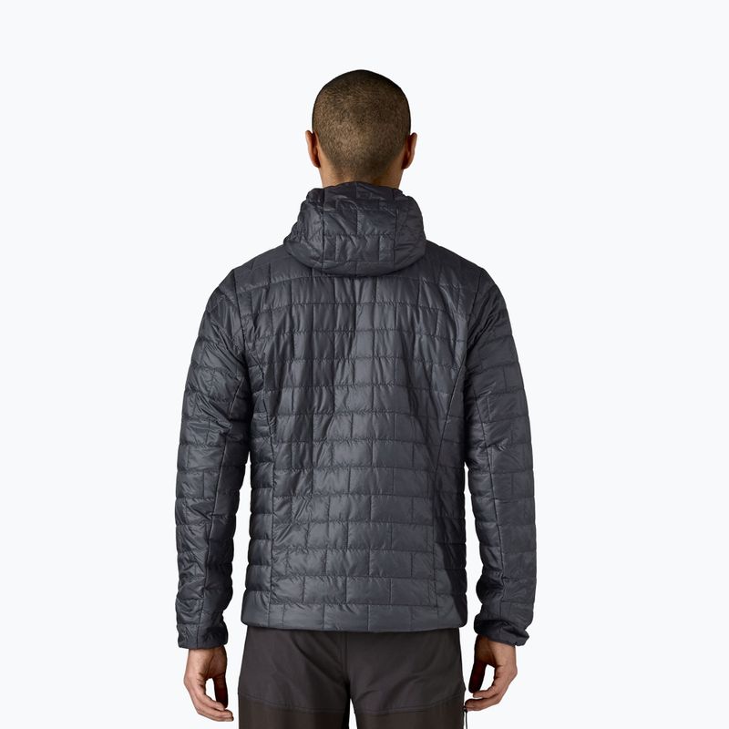 Pánska páperová bunda Patagonia Nano Puff Hoody smolder blue 3