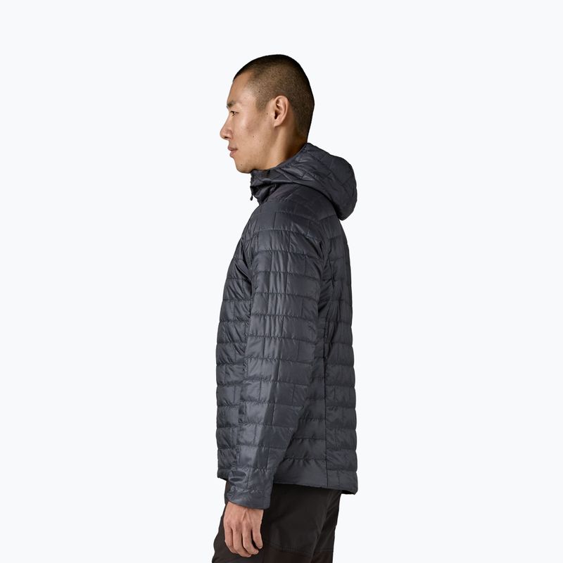Pánska páperová bunda Patagonia Nano Puff Hoody smolder blue 4