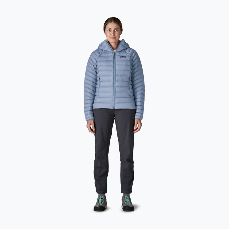Dámska páperová bunda Patagonia Down Sweater Hoody barnacle blue 2