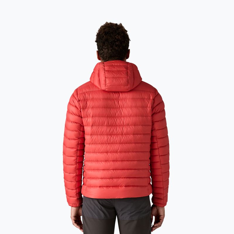 Pánska páperová bunda  Patagonia Down Sweater Hoody amanita red 3