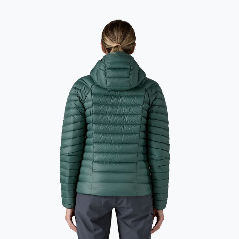 Dámska páperová bunda Patagonia Down Sweater Hoody cascade green 3