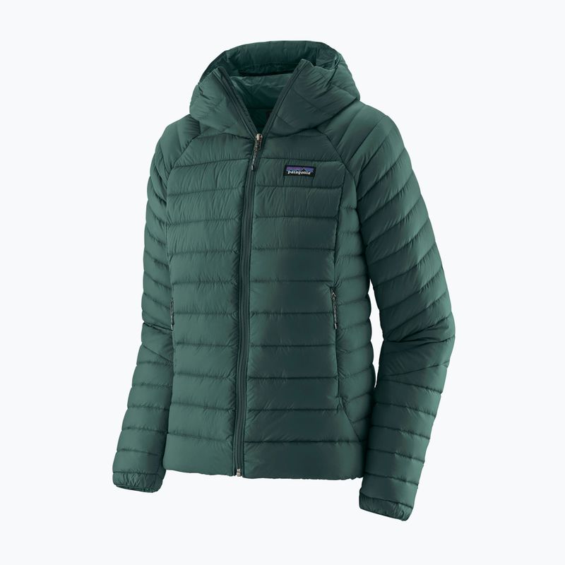 Dámska páperová bunda Patagonia Down Sweater Hoody cascade green 5