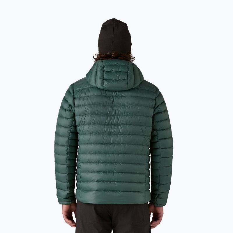Pánska páperová bunda Patagonia Down Sweater Hoody cascade green 3