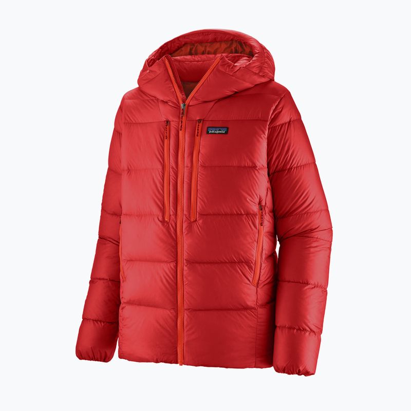 Pánska páperová bunda Patagonia Fitz Roy Down Hoody amanita red