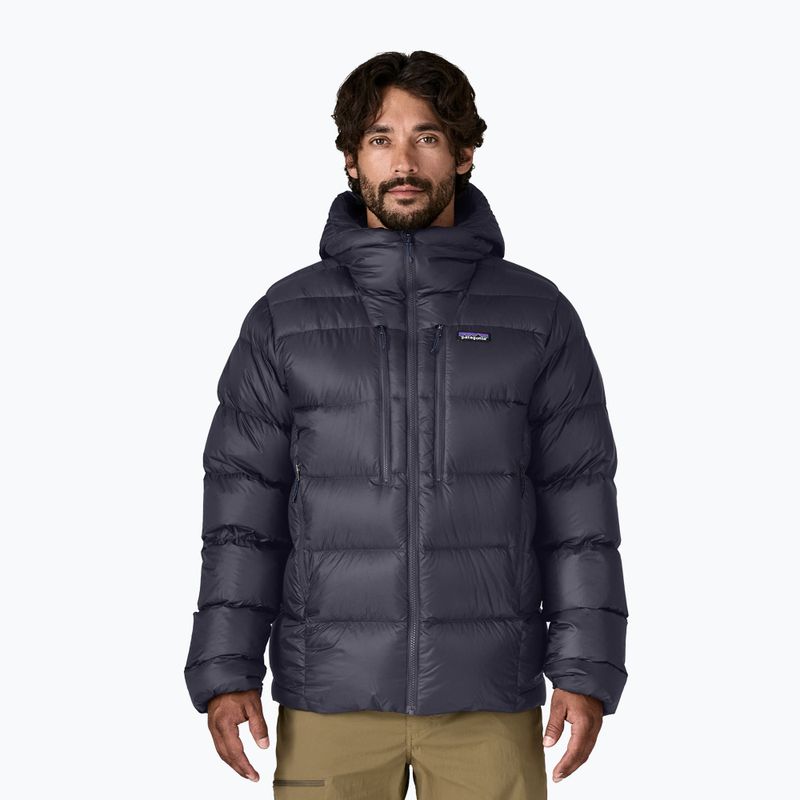 Pánska páperová bunda Patagonia Fitz Roy Down Hoody sunken blue