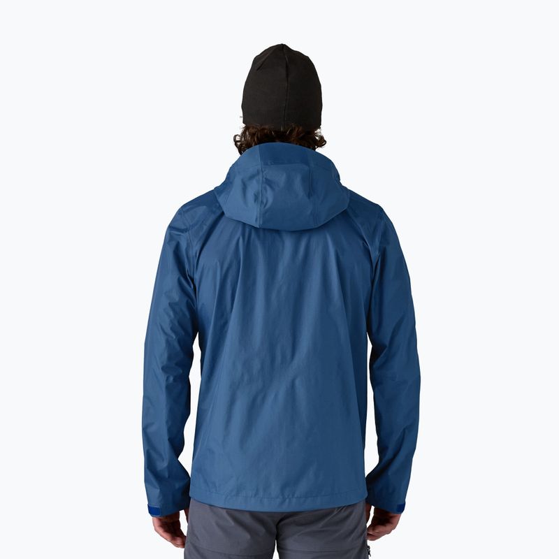 Pánska bunda do dažďa Patagonia Torrentshell 3L Rain clement blue 2