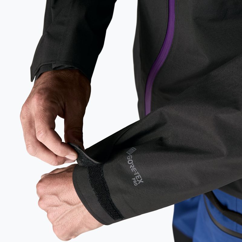 Pánska bunda do dažďa Patagonia Pluma Pro black 9