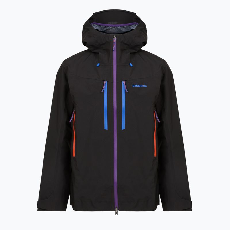 Pánska bunda do dažďa Patagonia Pluma Pro black 12