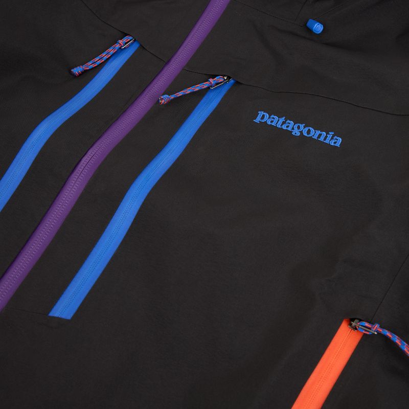 Pánska bunda do dažďa Patagonia Pluma Pro black 14