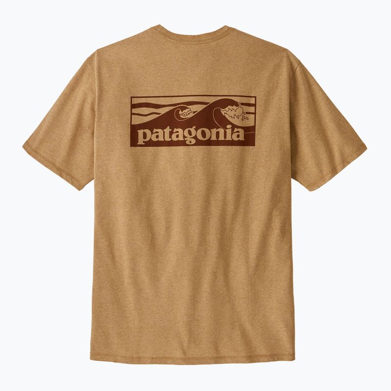 Pánske  tričko Patagonia Boardshort Logo Pocket Responsibili talon gold 5
