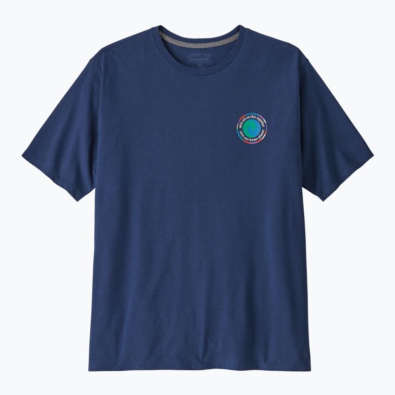 Pánske  tričko Patagonia Unity Fitz Responsibili clement blue