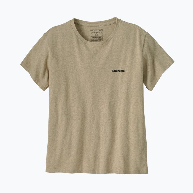 Dámske tričko Patagonia P-6 Logo Responsibili-Tee pumice