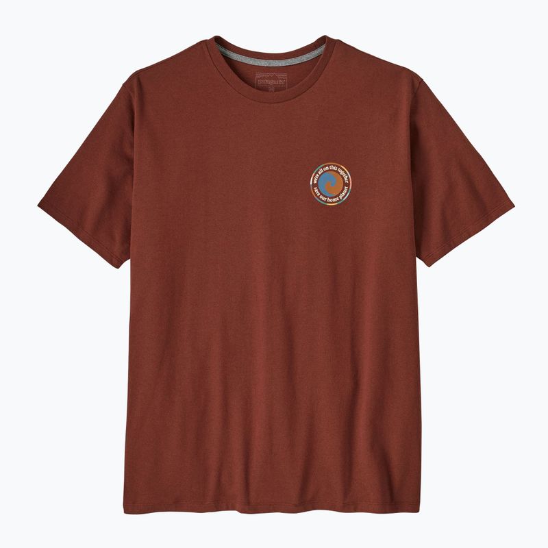 Pánske  tričko Patagonia Unity Fitz Responsibili dried vanilla