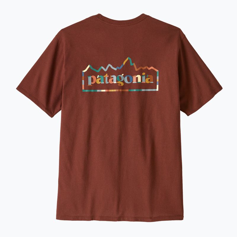 Pánske  tričko Patagonia Unity Fitz Responsibili dried vanilla 2