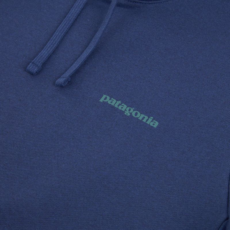 Pánska mikina Patagonia Boardshort Logo Uprisal Hoody clement blue 3