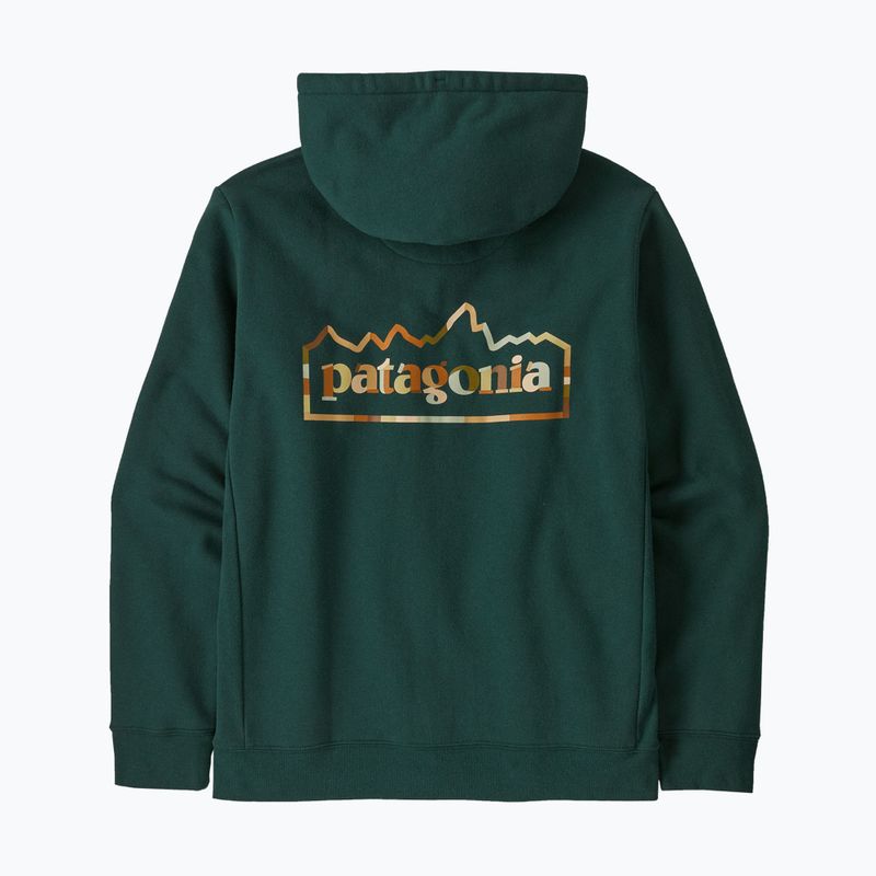 Pánska mikina Patagonia Unity Fitz Uprisal Hoody cascade green 2