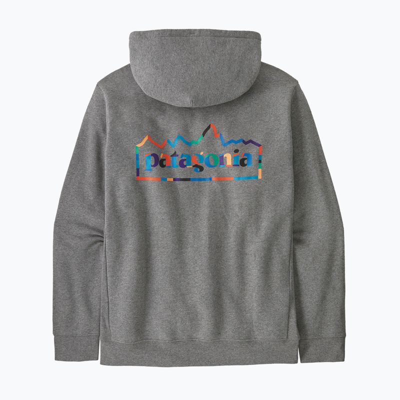 Pánska mikina Patagonia Unity Fitz Uprisal Hoody gravel heather 2