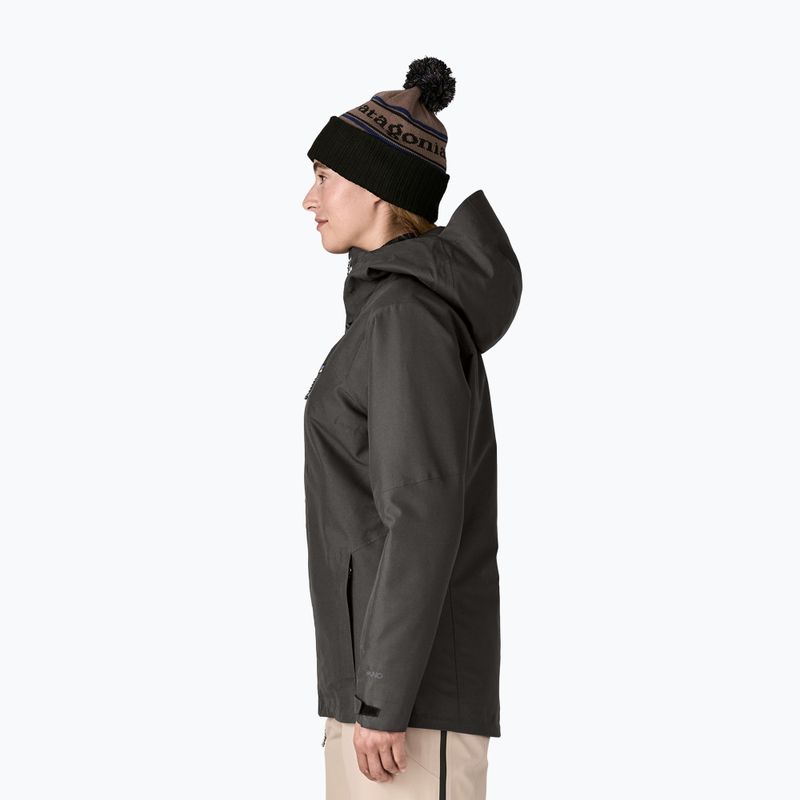 Dámska lyžiarska bunda Patagonia Insulated Powder Town black 3