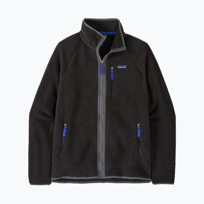 Pánska trekingová mikina Patagonia Retro Pile black w/forge grey