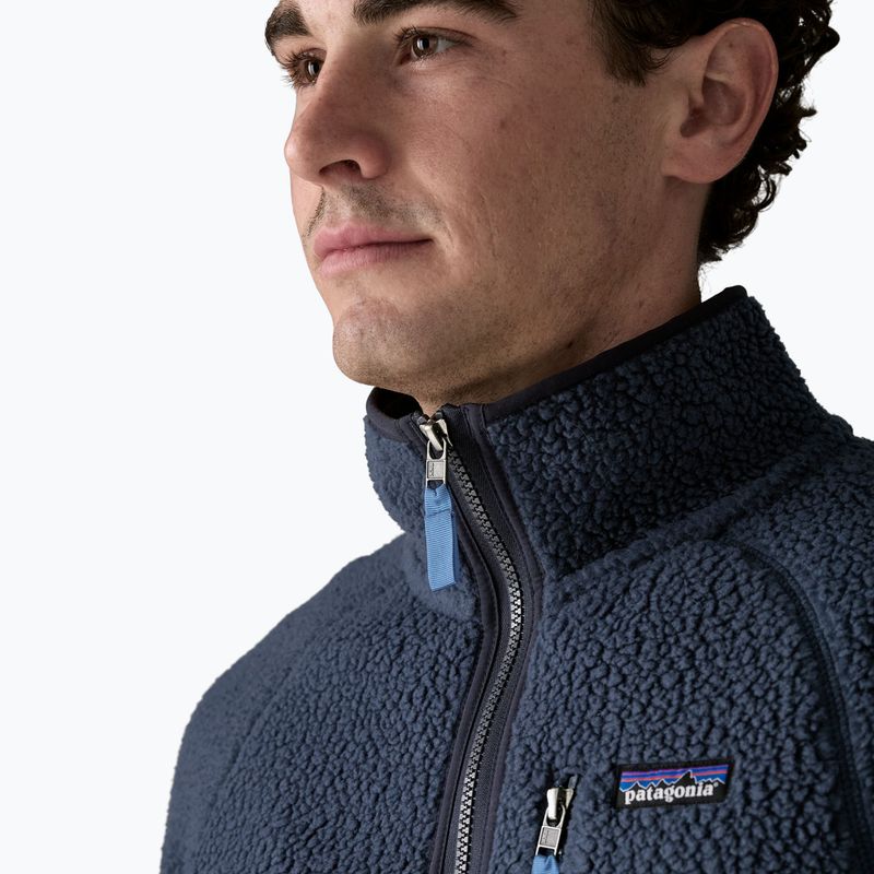 Pánska trekingová mikina Patagonia Retro Pile new navy w/sunken blue 5