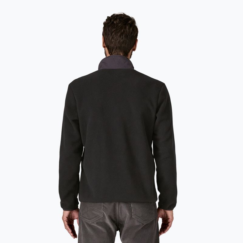 Pánska fleece mikina Patagonia Synch black solid 2
