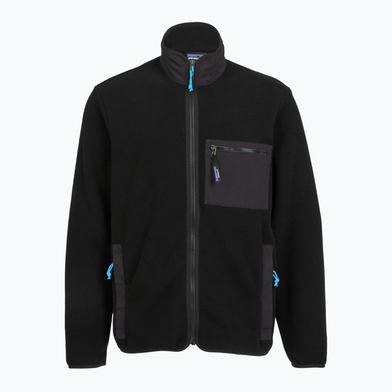 Pánska fleece mikina Patagonia Synch black solid 3