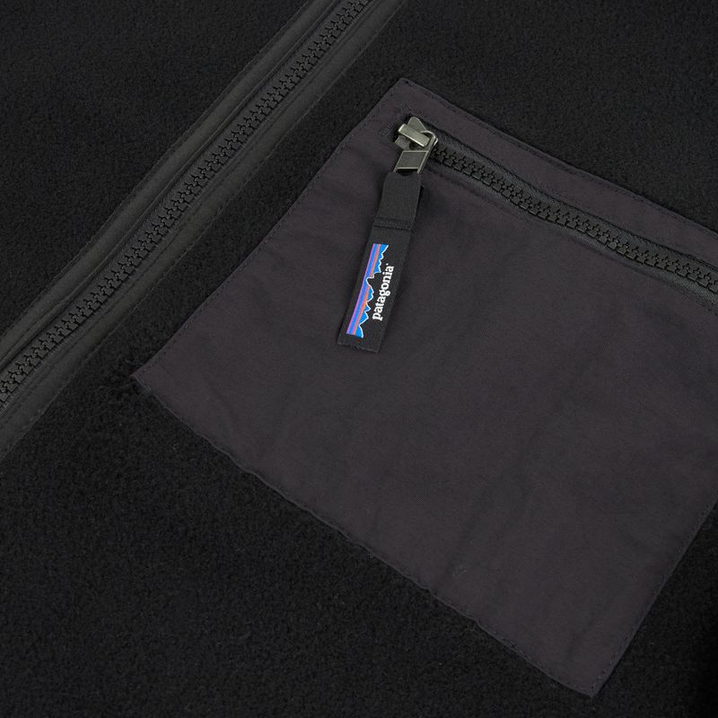 Pánska fleece mikina Patagonia Synch black solid 5