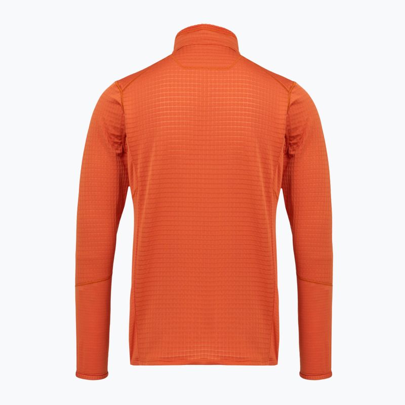Pánska fleecová mikina Patagonia R1 Hybrid coal orange 2