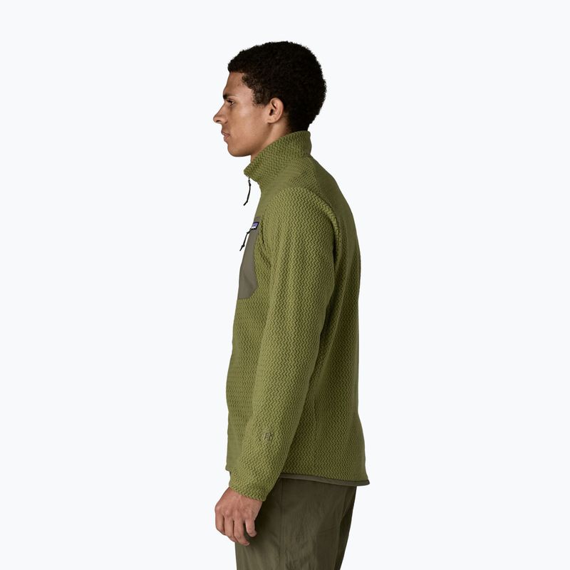 Pánska trekingová mikina Patagonia R1 Air caper green 4
