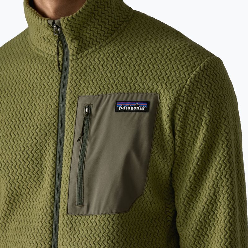 Pánska trekingová mikina Patagonia R1 Air caper green 6