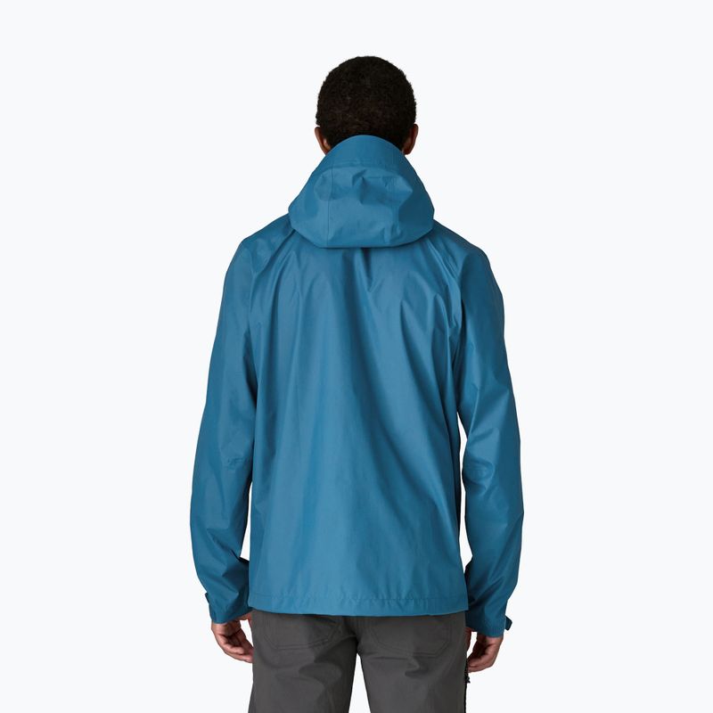 Pánska nepremokavá bunda Patagonia Torrentshell 3L Rain aquatic blue 3