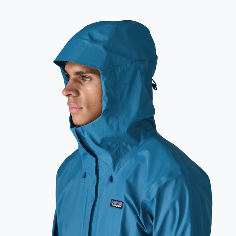 Pánska nepremokavá bunda Patagonia Torrentshell 3L Rain aquatic blue 7