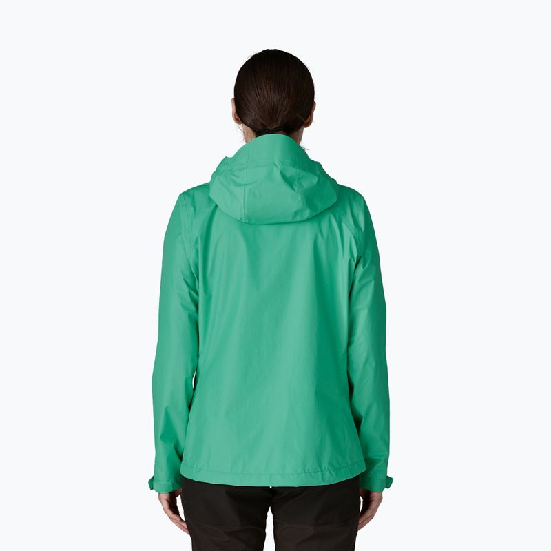 Dámska nepremokavá bunda Patagonia Torrentshell 3L Rain aqua stone 3