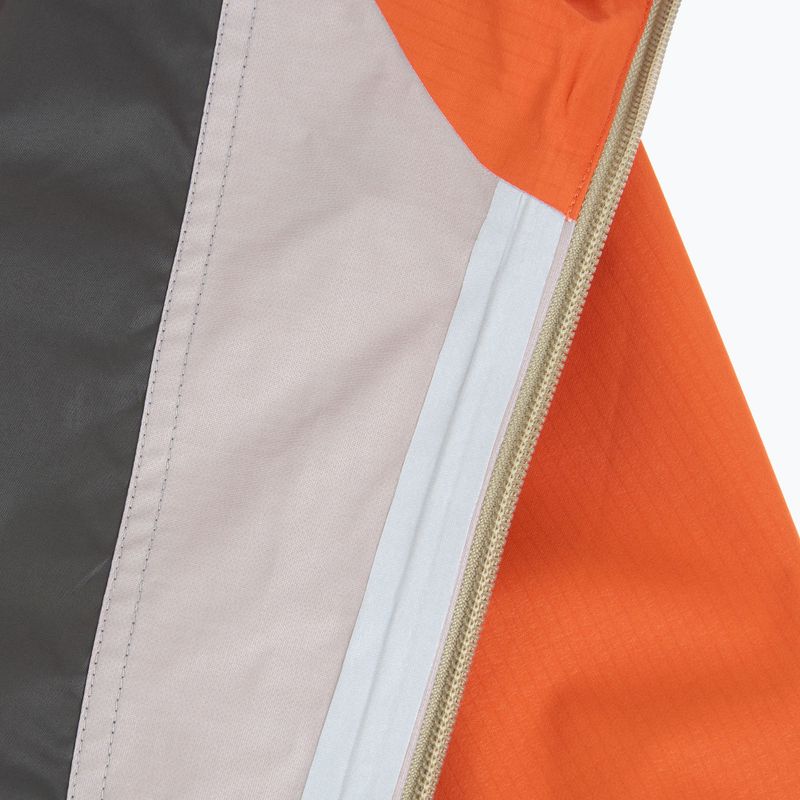 Pánska nepremokavá bunda Patagonia Granite Crest Rain coal orange 5