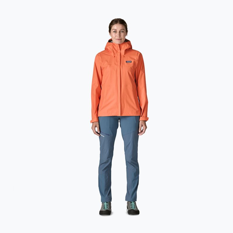 Dámska nepremokavá bunda Patagonia Torrentshell 3L Rain peach sorbet 2