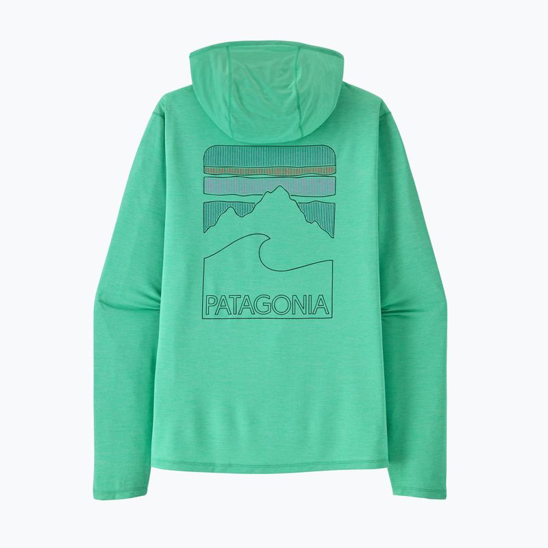 Dámska mikina Patagonia Capilene Cool Sun Hoody aqua stone/early teal x-dye 3