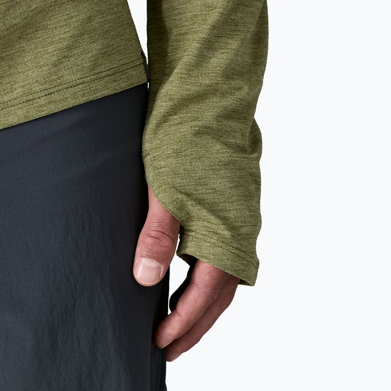 Pánske tričko longsleeve Patagonia Capilene Cool Sun caper green/buckhorn green x-dye 6
