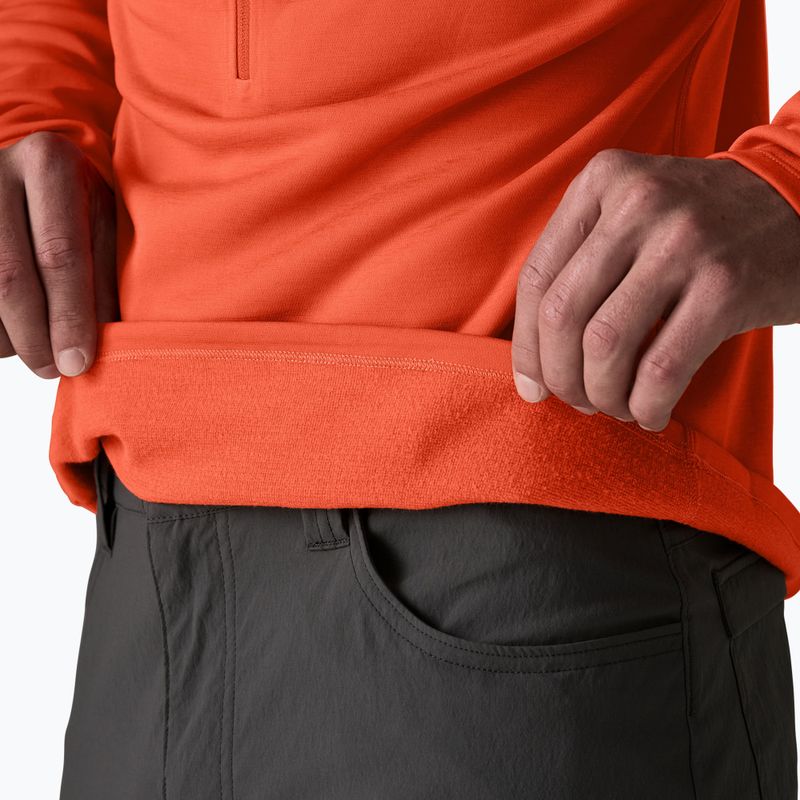 Pánska mikina Patagonia R1 Ultralight Hoody coal orange 8