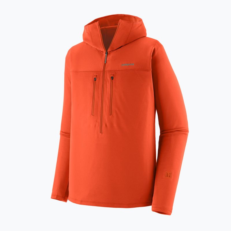 Pánska mikina Patagonia R1 Ultralight Hoody coal orange 10