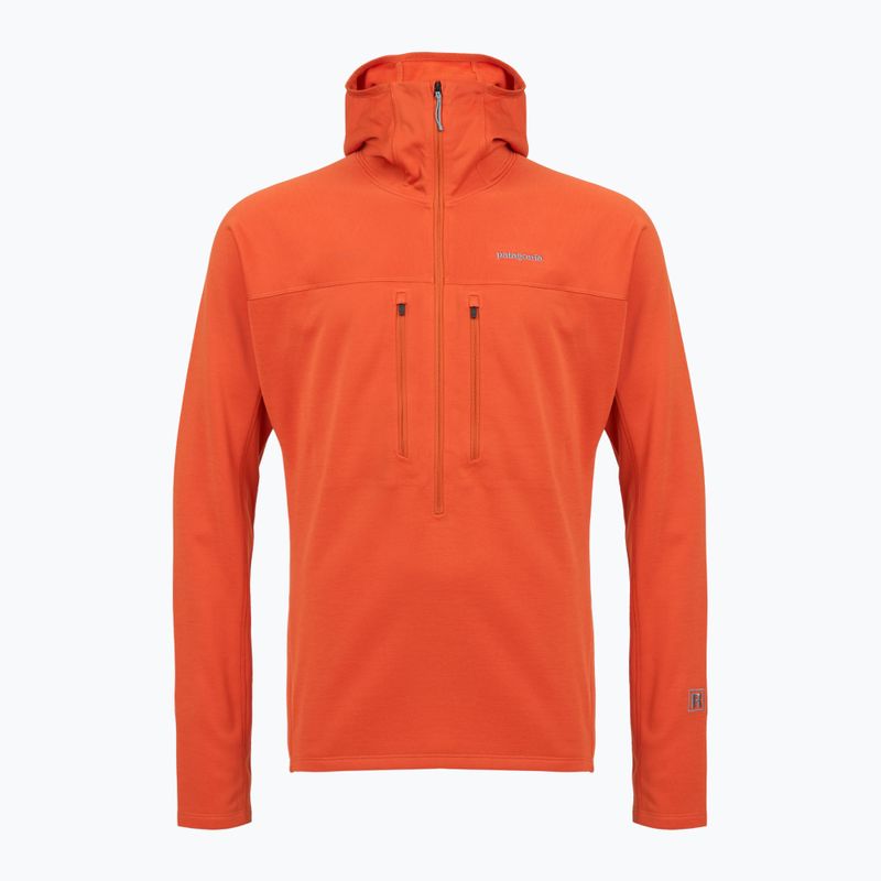 Pánska mikina Patagonia R1 Ultralight Hoody coal orange 10