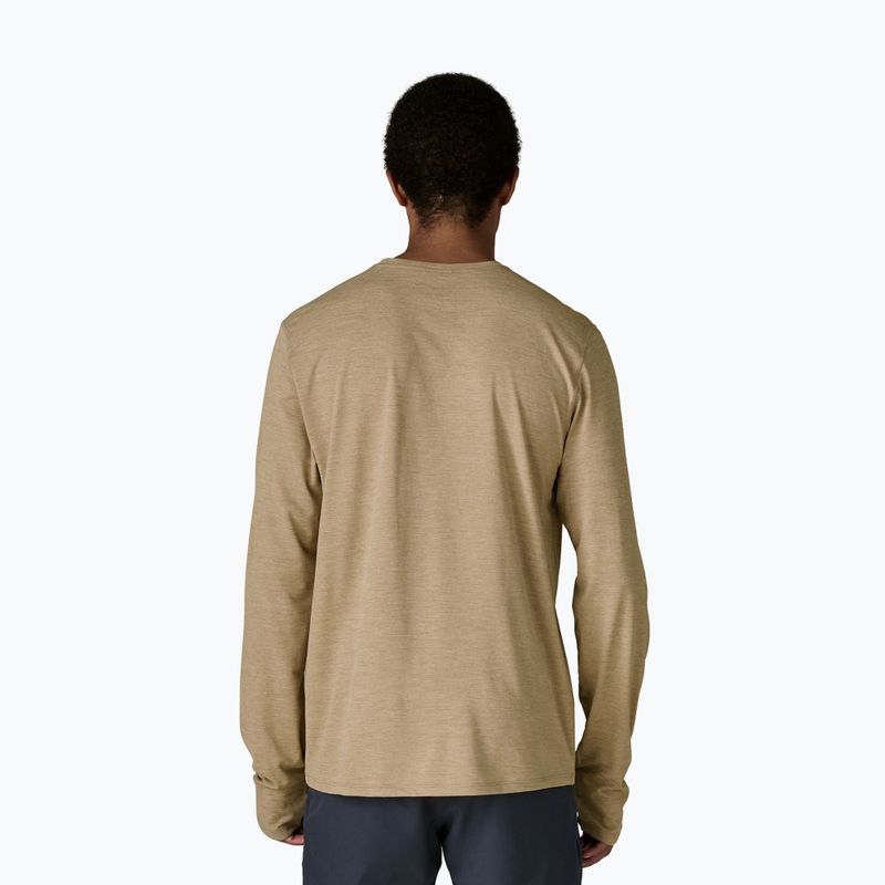 Pánske tričko longsleeve Patagonia Capilene Cool Sun seabird grey/light seabird grey x-dye 3