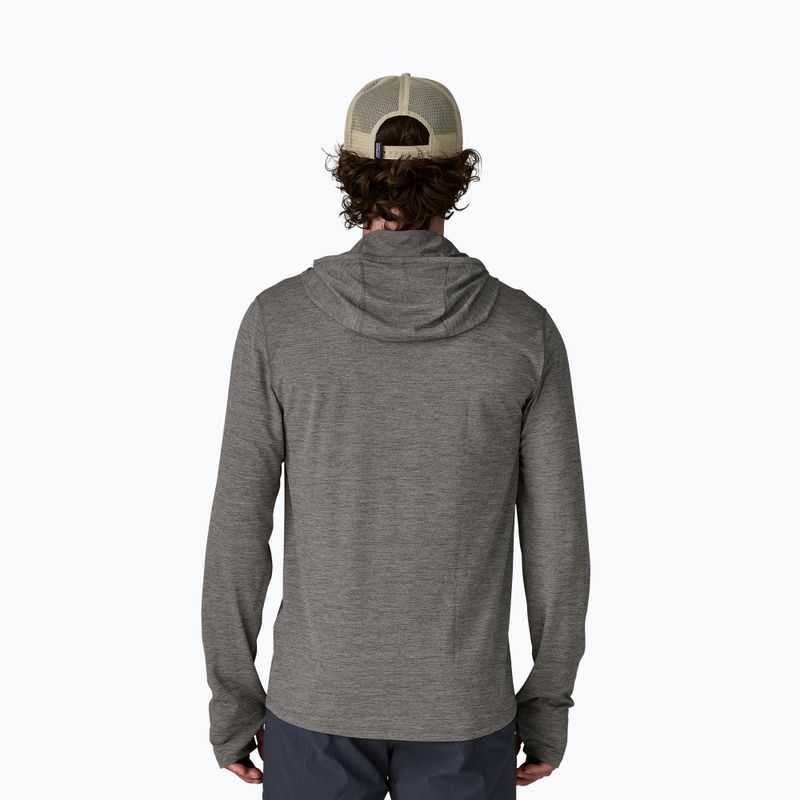 Pánska mikina Patagonia Capilene Cool Sun Hoody forge grey/noble grey x-dye 3