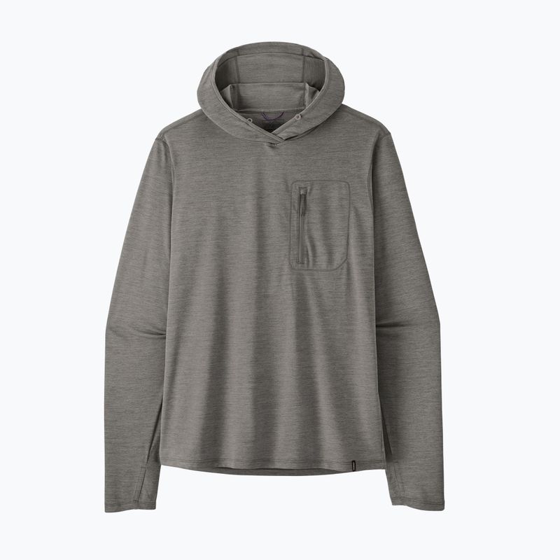Pánska mikina Patagonia Capilene Cool Sun Hoody forge grey/noble grey x-dye 10