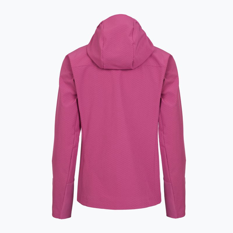 Dámska softshellová bunda Patagonia R1 CrossStrata Hoody faded magenta 2
