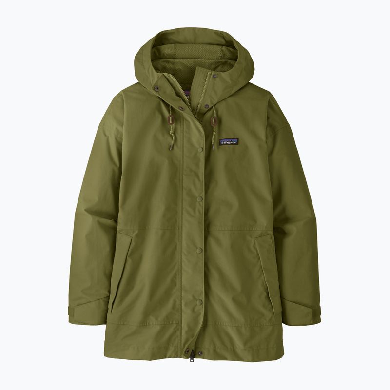 Dámska nepremokavá bunda Patagonia Outdoor Everyday Rain caper green 6