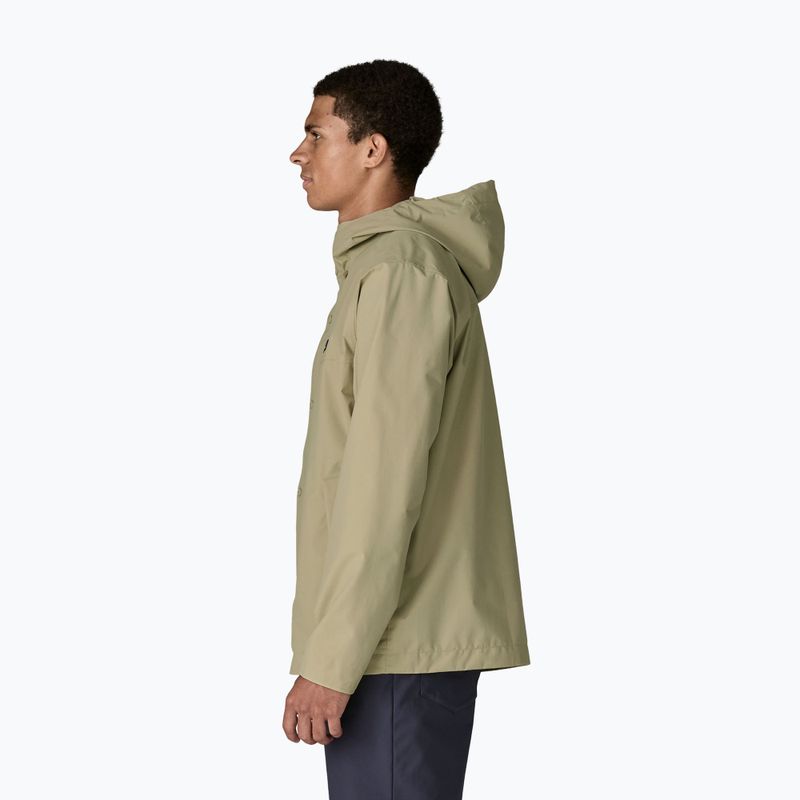 Pánska nepremokavá bunda Patagonia Outdoor Everyday Rain weathered stone 4