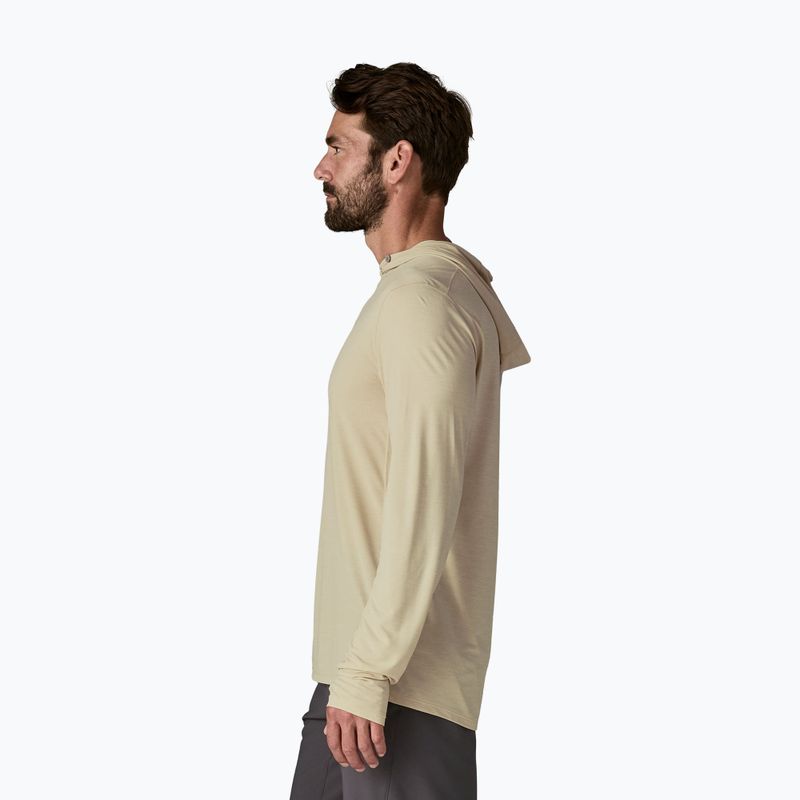 Pánska mikina Patagonia Capilene Ultra Hoody pumice/dyno white x-dye 4