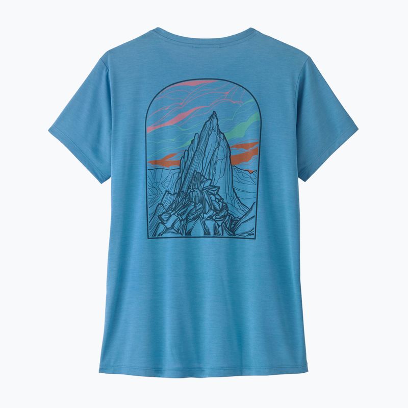 Dámske tričko Patagonia Capilene Cool Daily - Cloud Crag shore blue/light shore blue x-dye 2