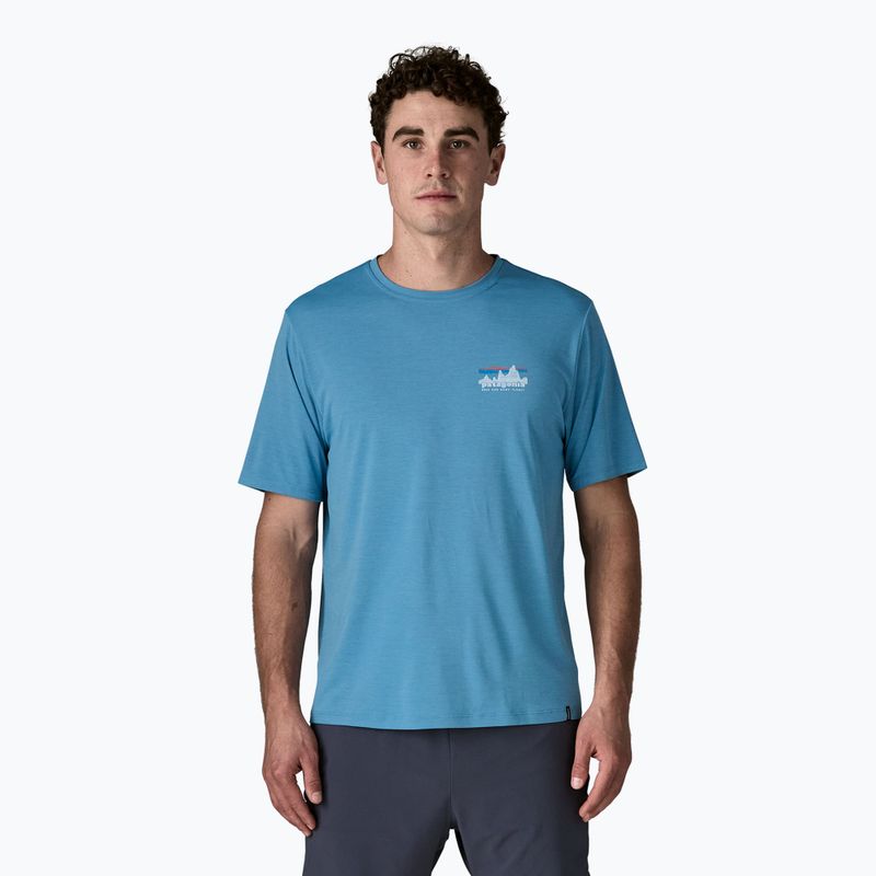 Pánske tričko Patagonia Capilene Cool Daily - '73 Skyline shore blue/light shore blue x-dye